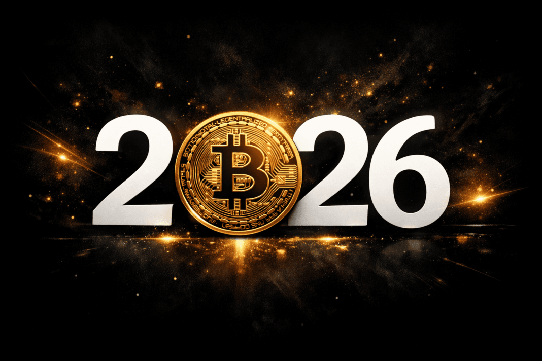 Bitcoin representa o ano de 2026 com foco na barreira dos US$ 95 mil, institucionalização do mercado e avanço regulatório